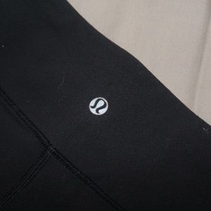 Lululemon Cropped Black Leggings